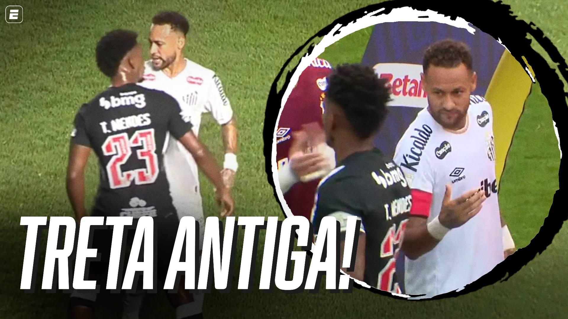 Neymar x Thiago Mendes: de confusão em campo até 'vácuo' seis meses depois, 'treta' ganha novo capítulo em Vasco x Santos
