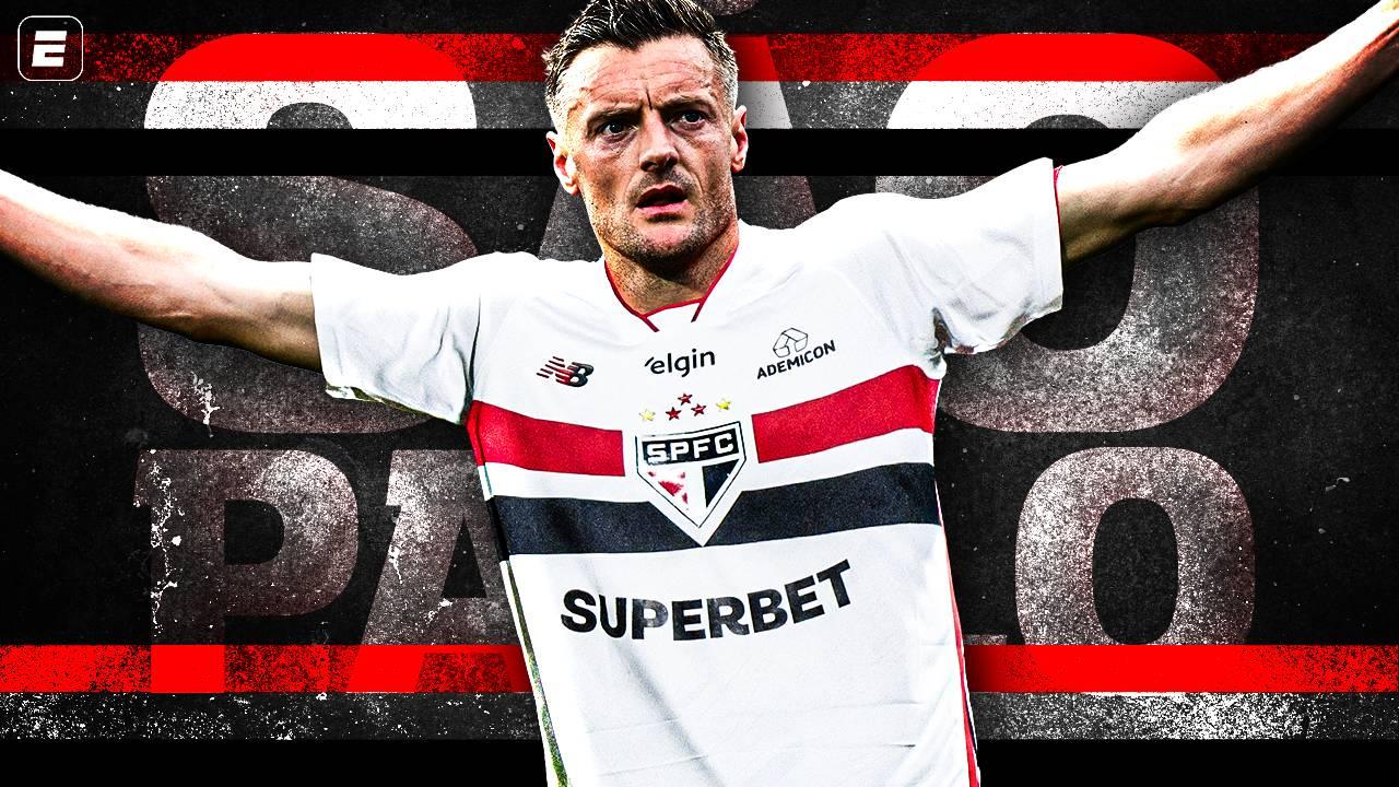 Vardy no São Paulo? A 'chuva de gols' que colocou atacante inglês na mira do Tricolor
