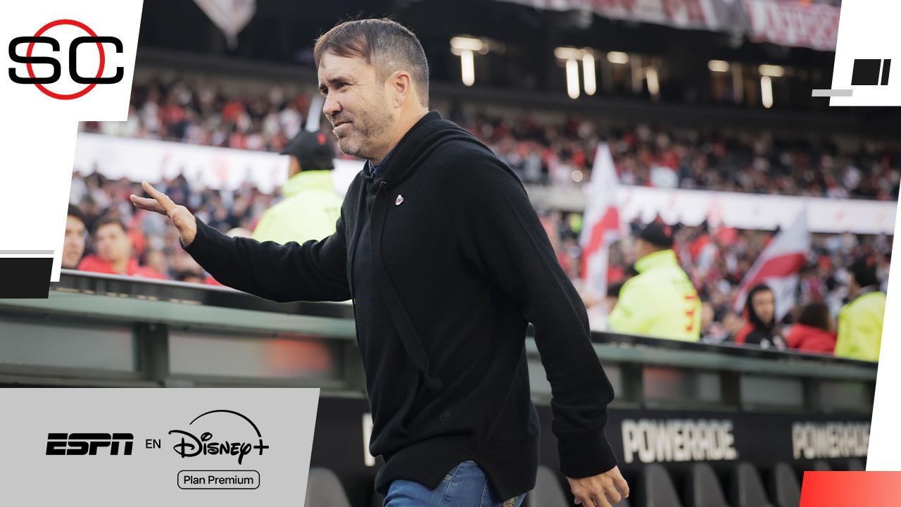 Coudet: "Los jugadores se tiran de cabeza por mí y por River"