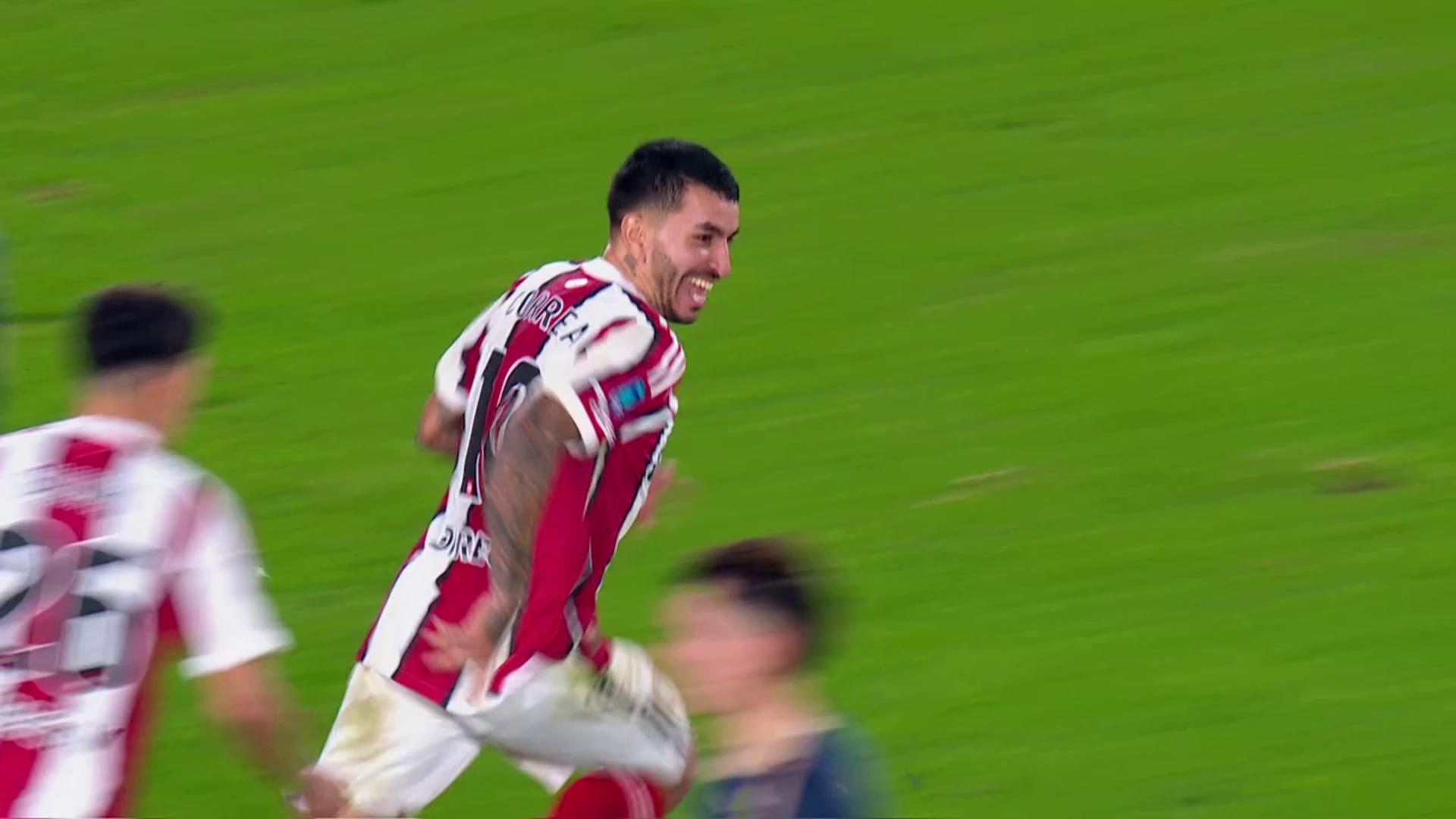 ¡Primer gol de Correa en River: 2-0 ante Argentinos de penal!
