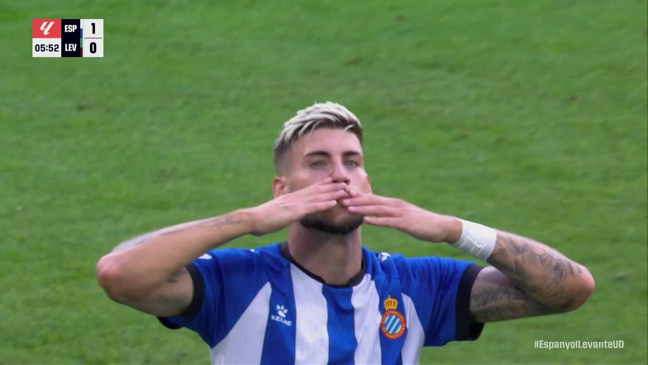 Roberto Fernández abrió el marcador ante Levante