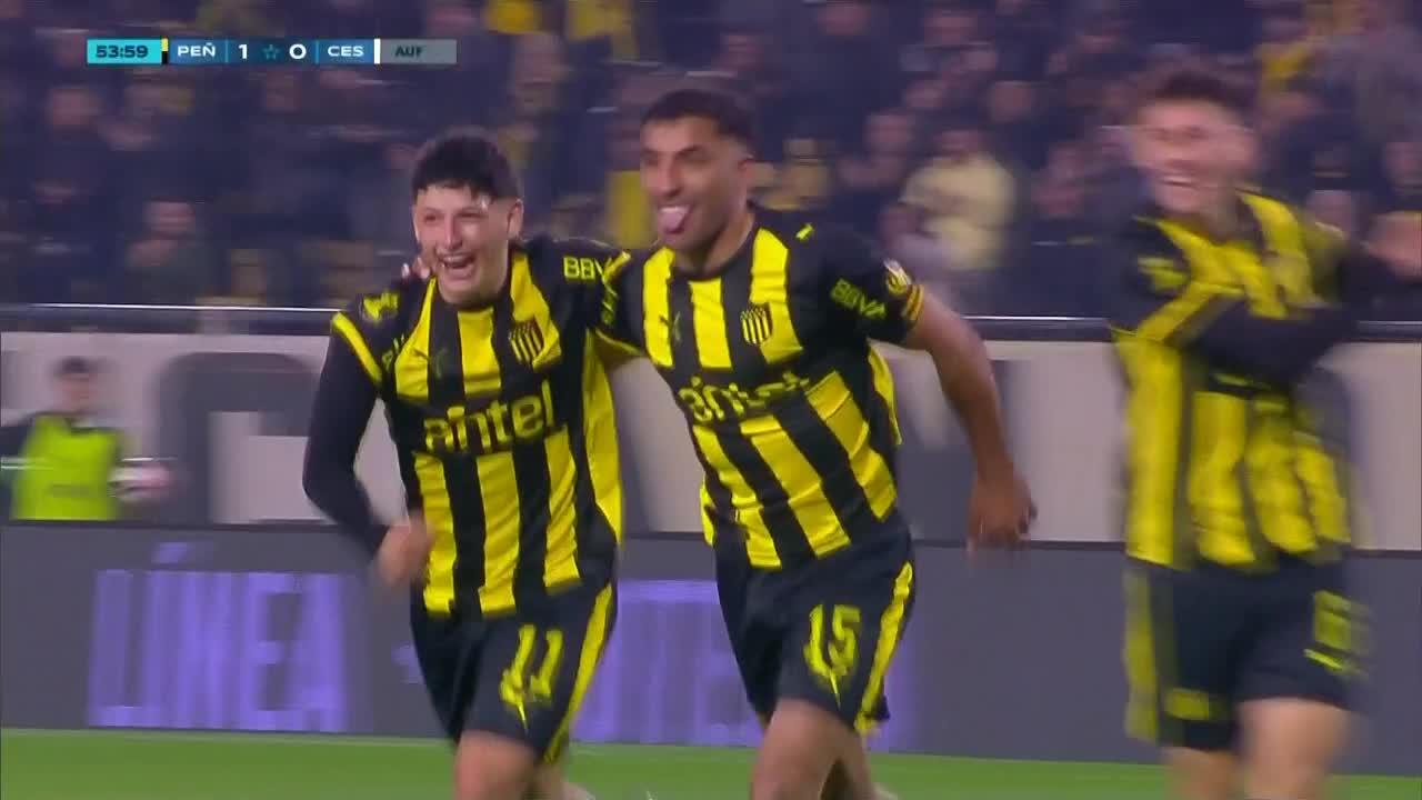 ¡Ahora sí! Peñarol rompió la igualdad ante Central Igualdad