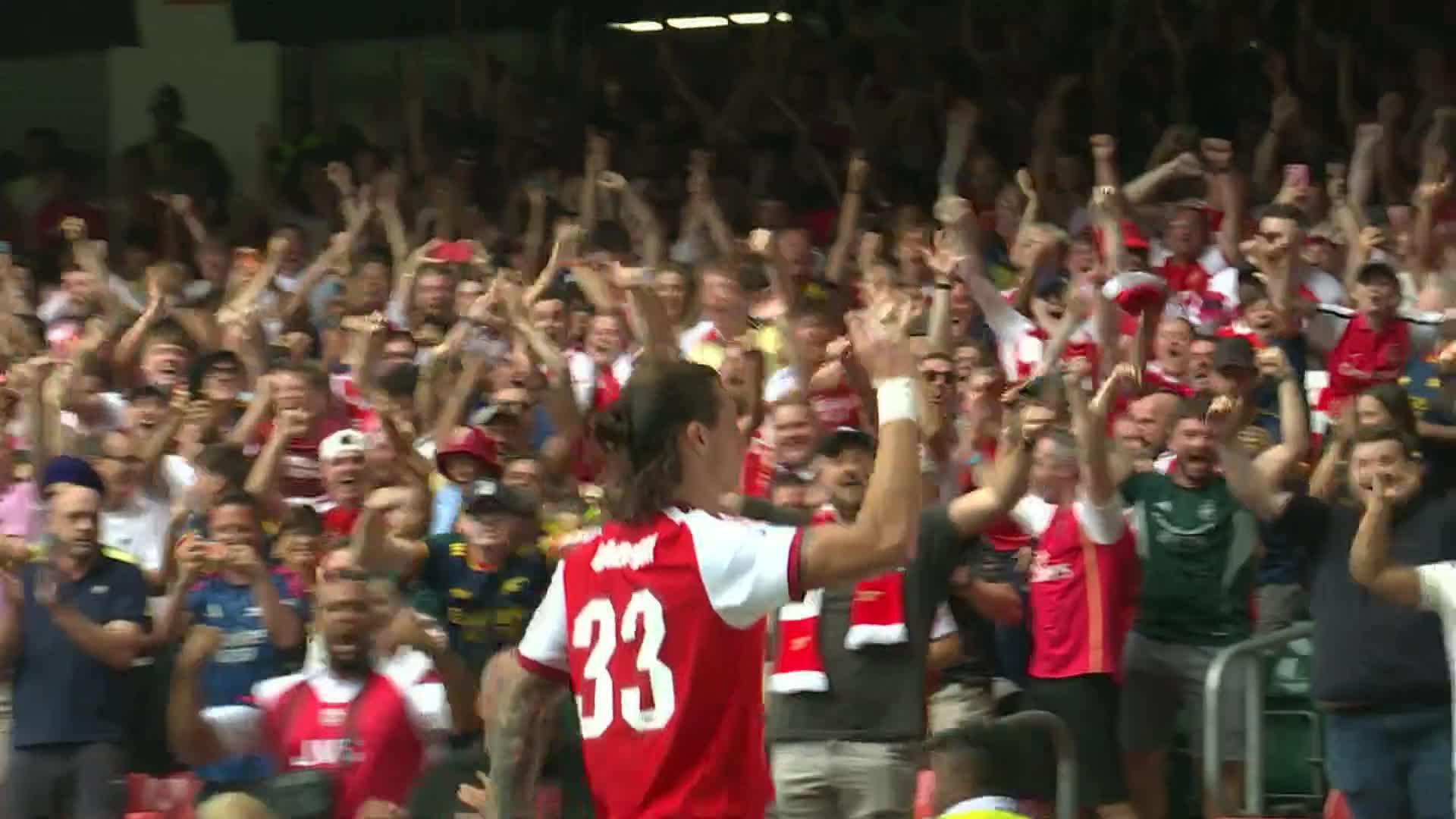 ¡Arsenal es el primero anotar en menos de un minuto!