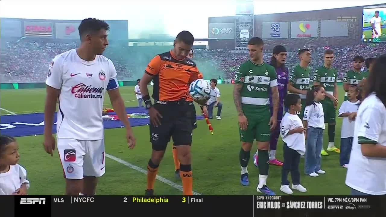 Santos y Chivas listos en el Estadio TSM para disputar la fecha 4