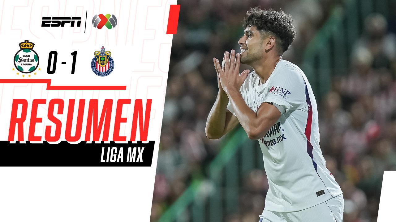 Chivas gana ante Santos con gol de Ricardo Marín y sin la 'Hormiga'