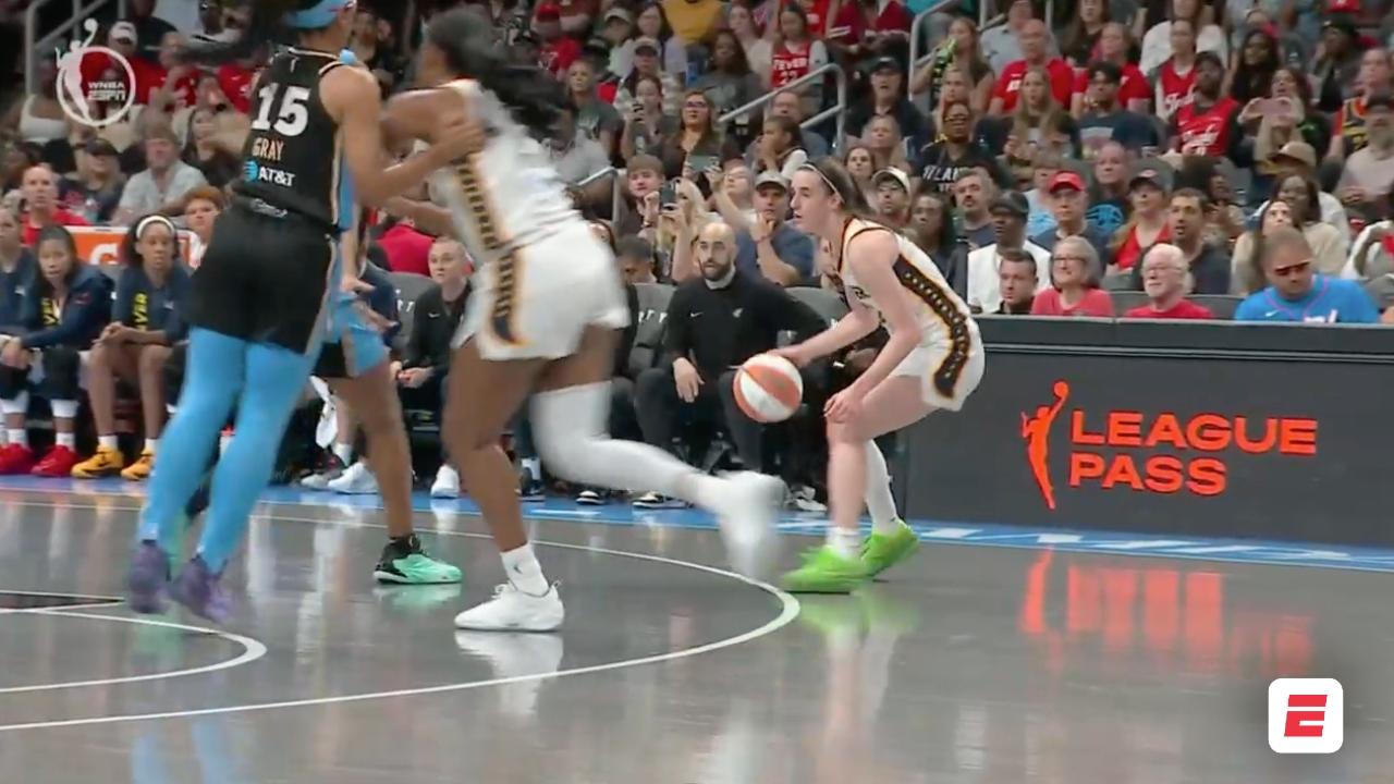 Caitlin Clark enciende la ofensiva con un triple