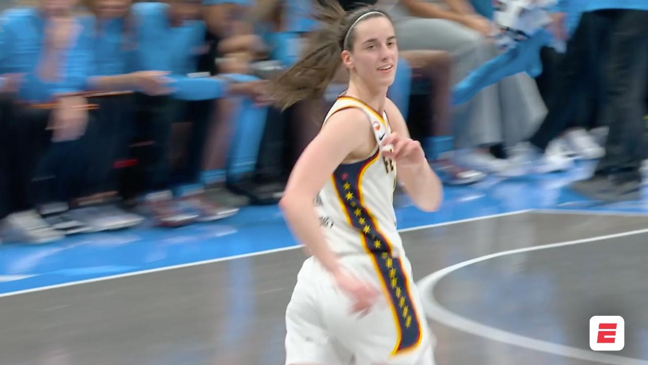 Caitlin Clark reparte una asistencia de lujo