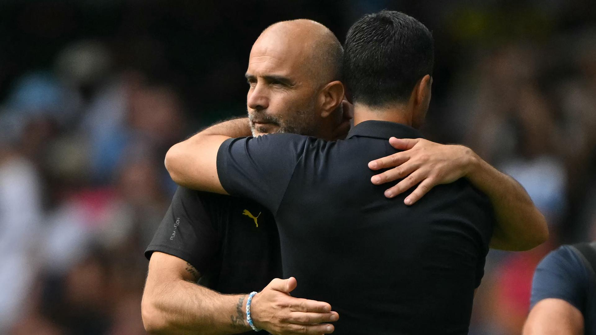 Arsenal give Manchester City a wake up call