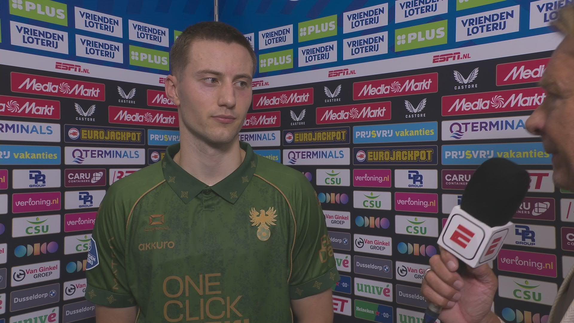 Sigurdarson: "Met 2-0 achter bij rust zou je tekenen voor een punt"