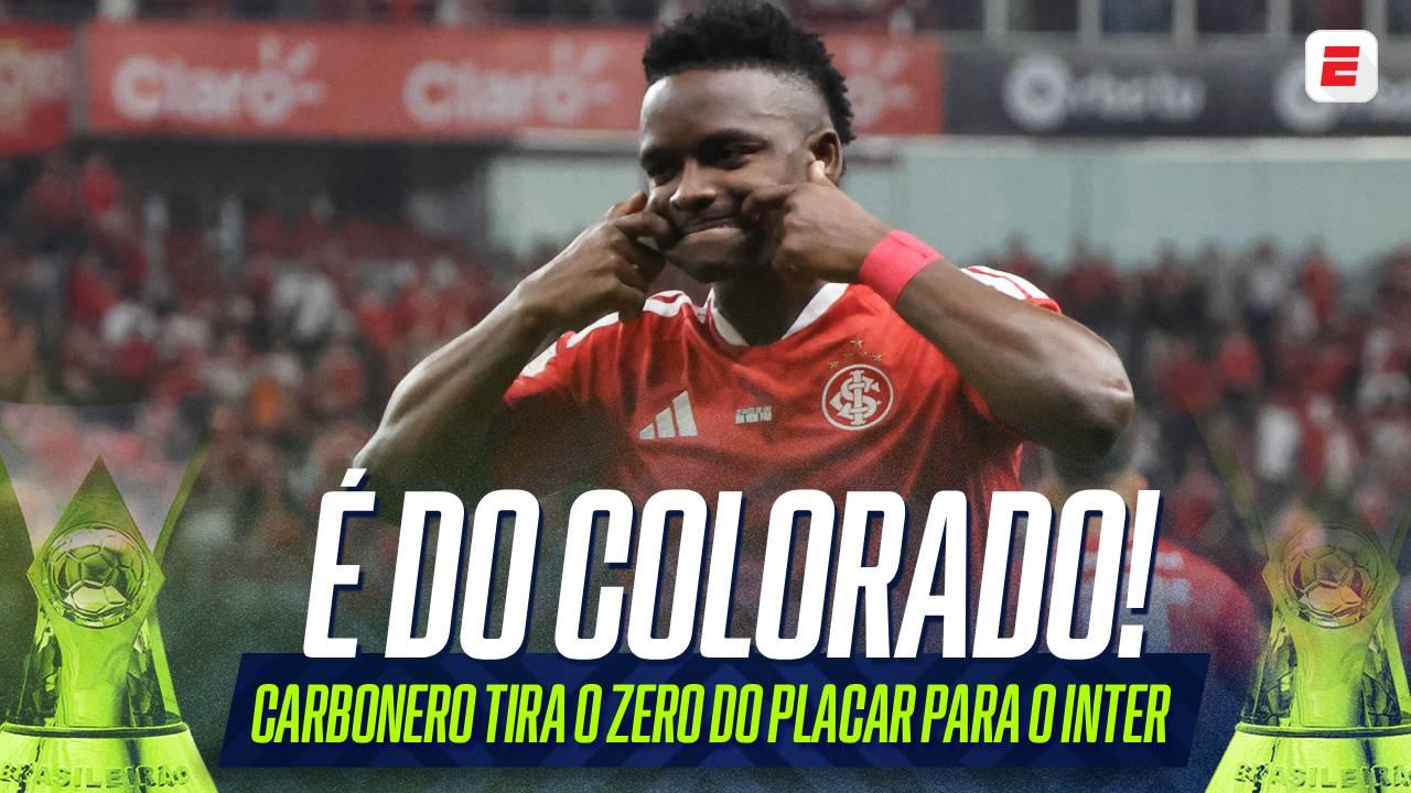 Gol do Internacional! Carbonero não perde tempo e abre o placar no Beira-Rio aos três minutos de jogo