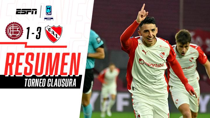 ¡Independiente volvió al triunfo! Fue un 3 a 1 luchado ante Lanús en La Fortaleza