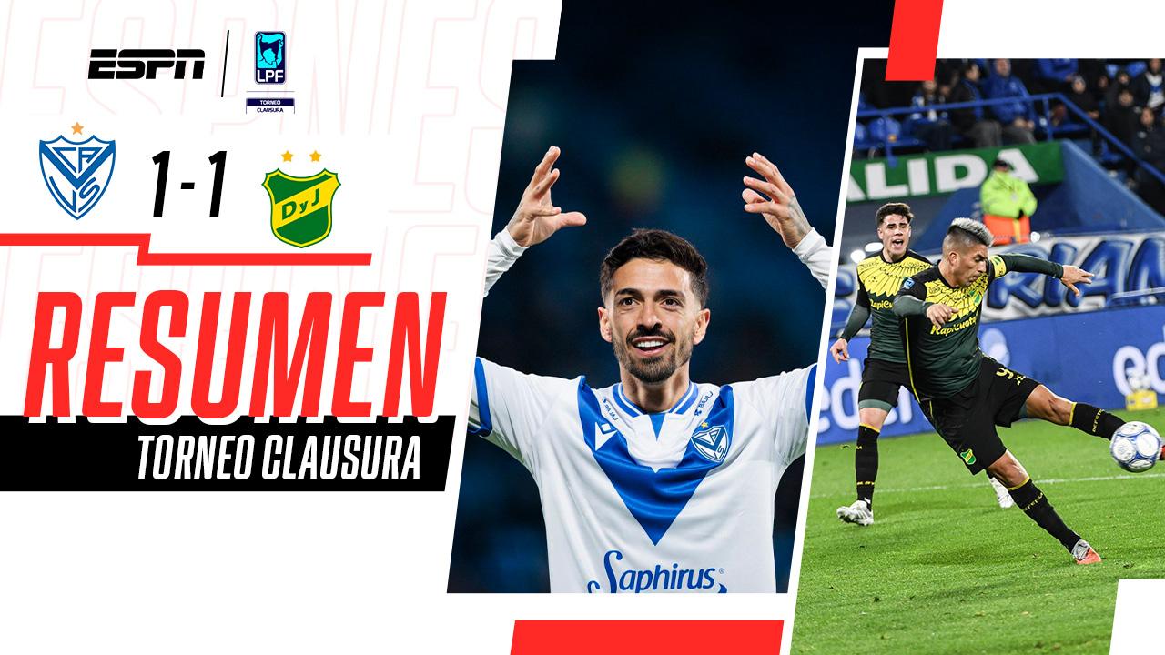 ¡Partidazo en el Amalfitani: 1-1 Vélez con Defensa y Justicia!