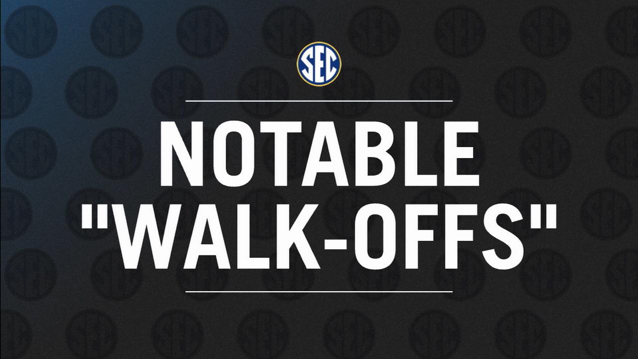 Notable Walk-Offs: Reflect on historic moments across the SEC