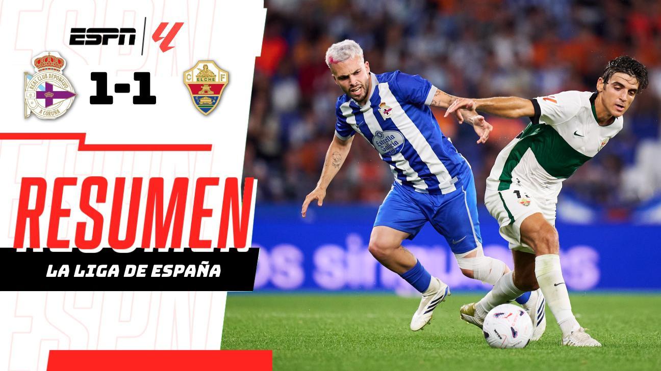 Deportivo debutó con un empata en LaLiga después de 8 anos
