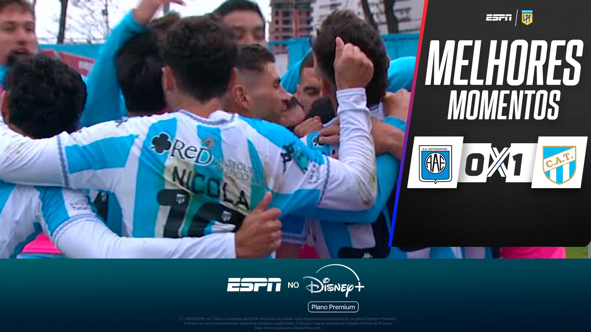 Estudiantes Río Cuarto  0 x 1 Atletico Tucuman no Campeonato Argentino: veja os melhores momentos