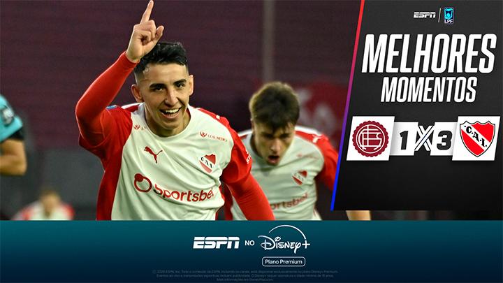 Lanús 1 x 3 Independiente no Campeonato Argentino: veja os melhores momentos