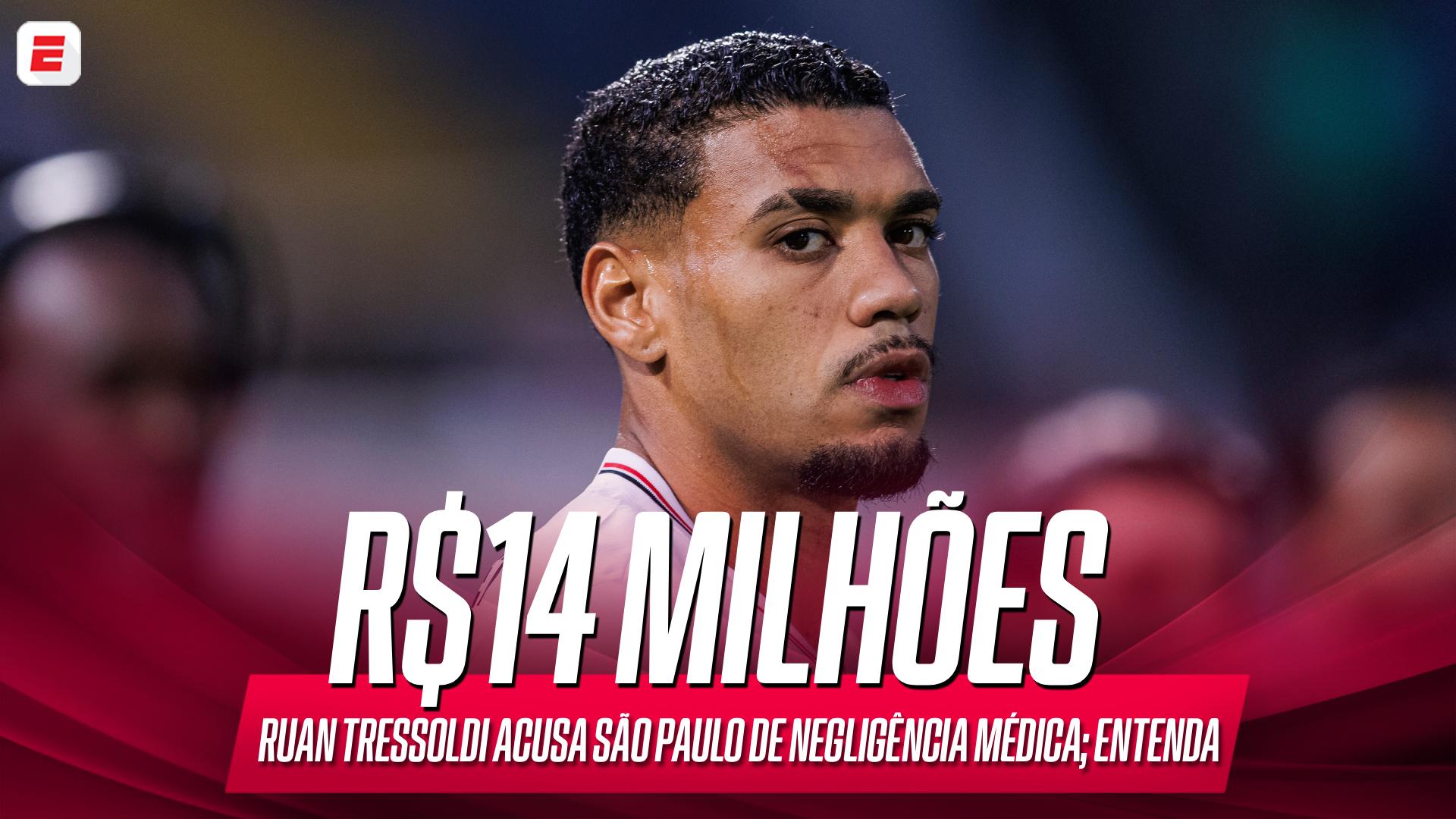Zagueiro processa São Paulo por negligência médica e pede quase R$14 milhões