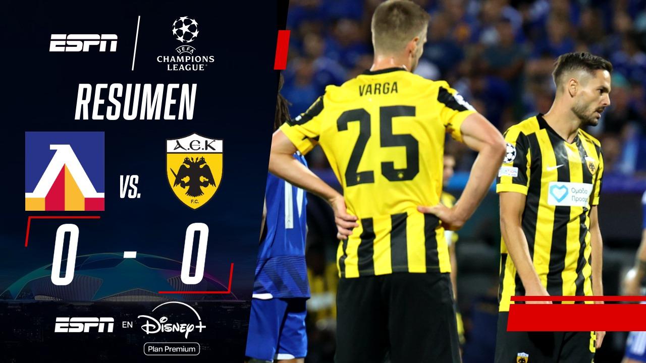 Levsky y AEK igualaron sin goles en el partido de ida