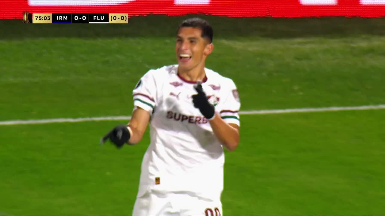 ¡Gol de Serna para el 1-0 de Fluminense en Mendoza!