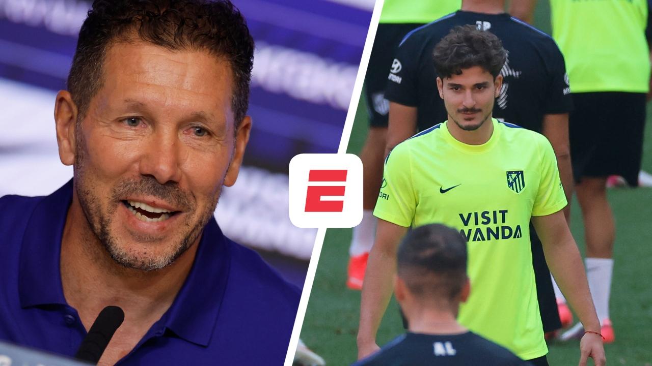 Simeone se posiciona sobre el caso Julián, los refuerzos y el debut en LaLiga