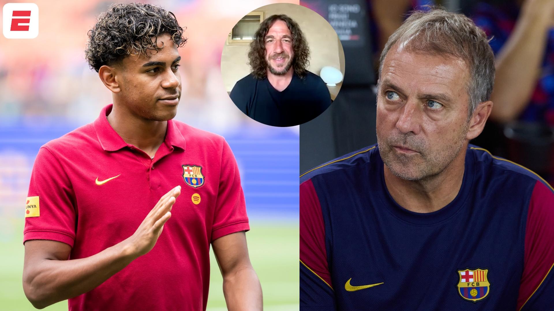 Lamine Yamal puede adaptarse como 'falso 9' en Barcelona, afirma Carles Puyol