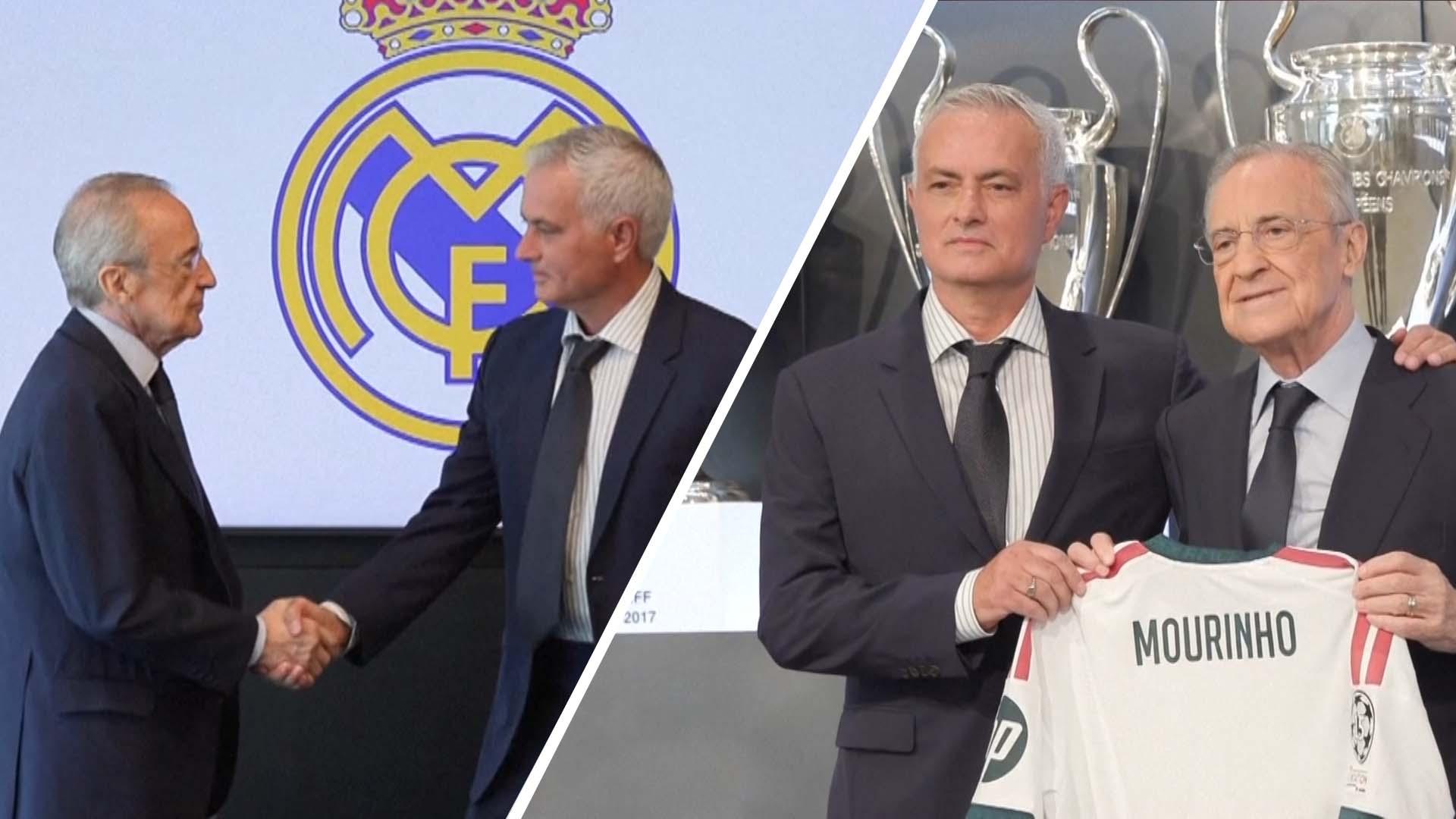 Jose Mourinho officially presented as new Real Madrid coach