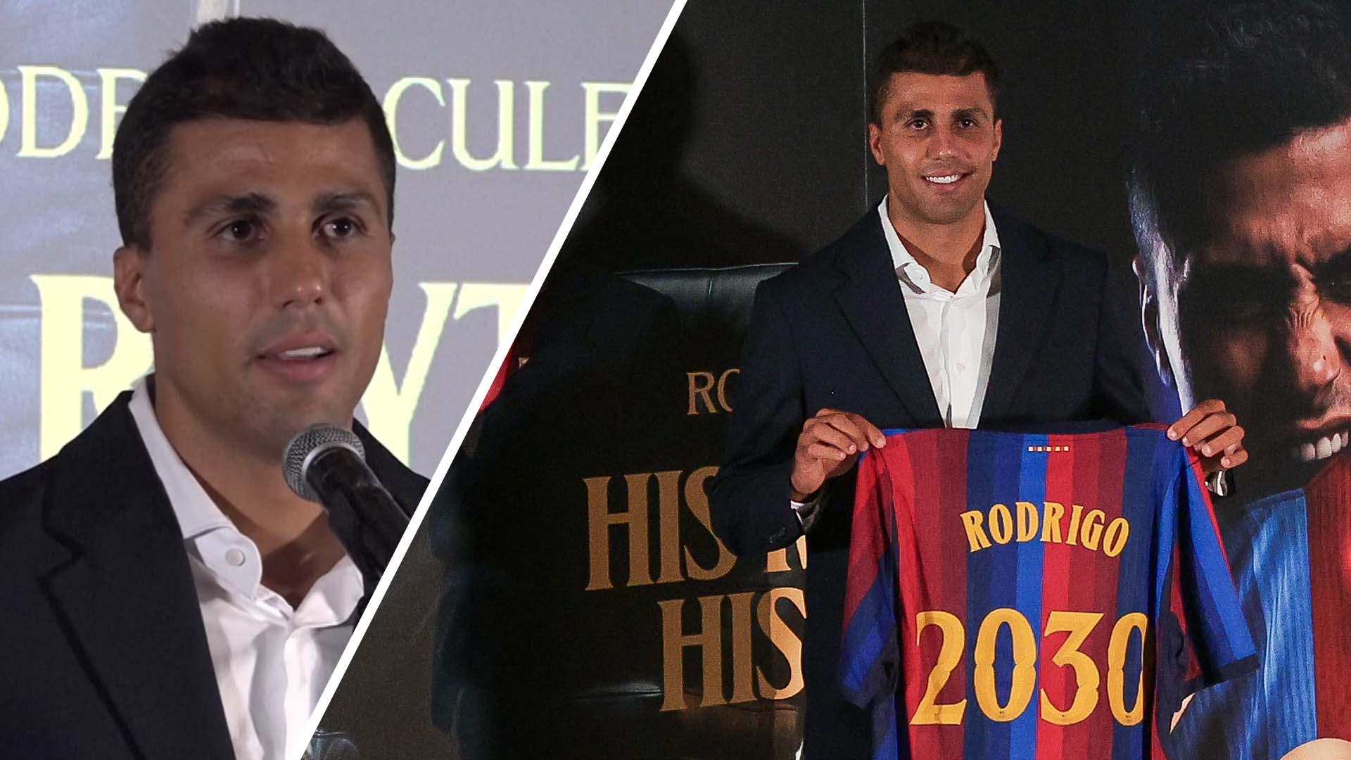Rodri: Barcelona are creating a culture to win everything