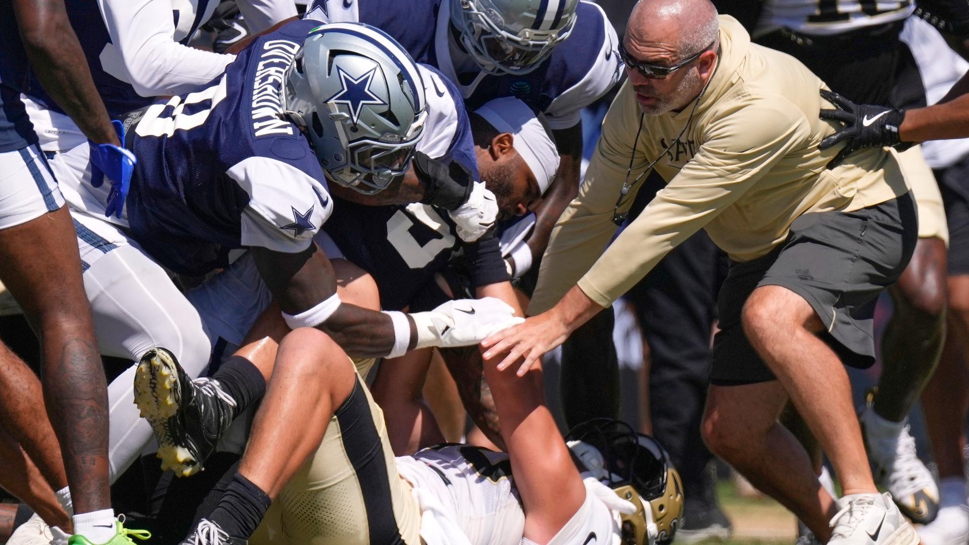 Saints, Cowboys get into multiple fights at joint practice
