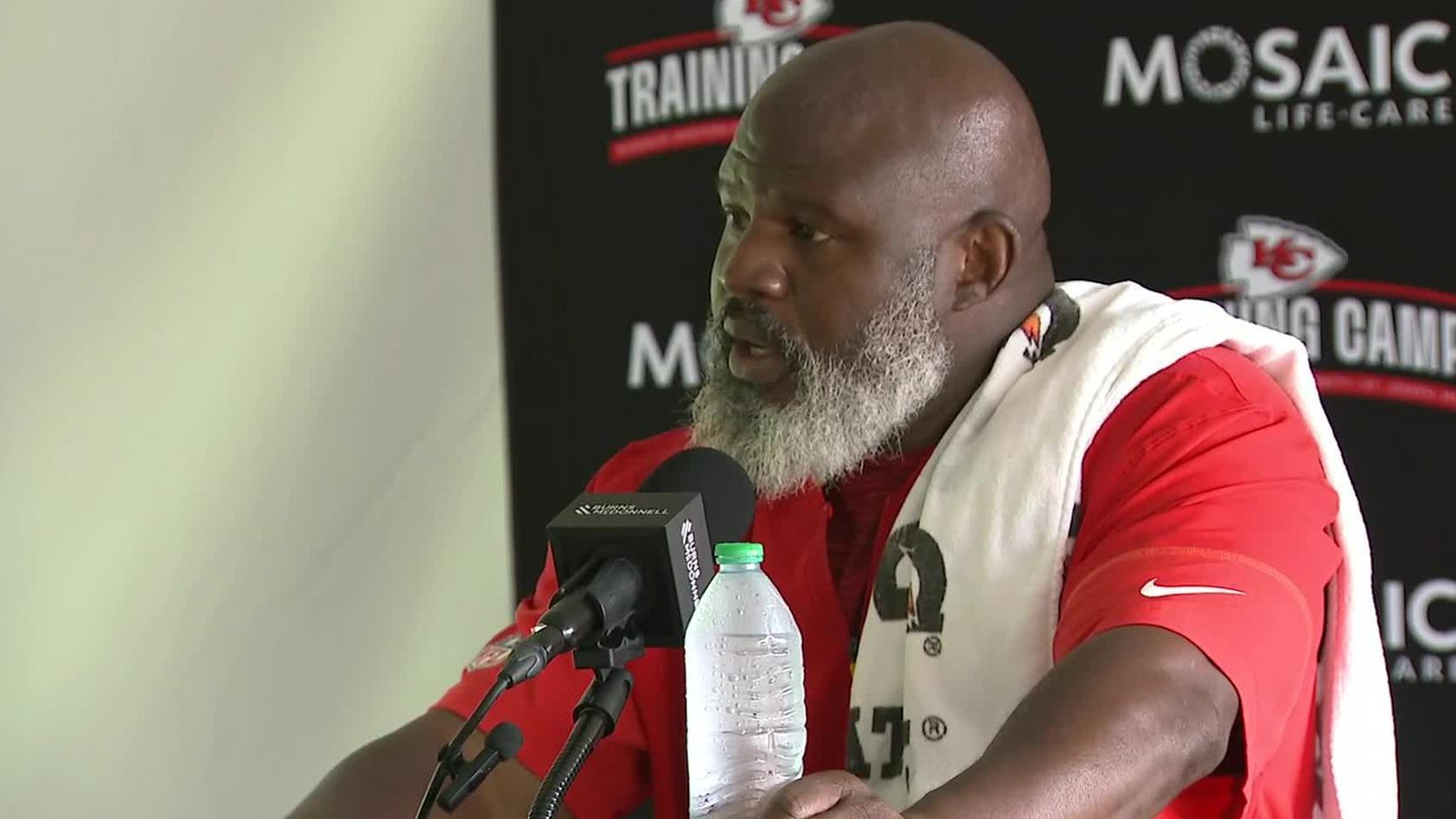 Chiefs' Bieniemy: Wife 'on a great road to recovery'