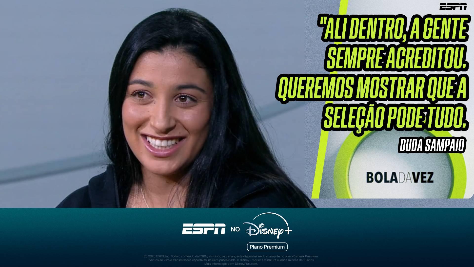 Duda Sampaio esbanja confiança para a Copa do Mundo e diz 'segredo' de Arthur Elias na Seleção Brasileira feminina