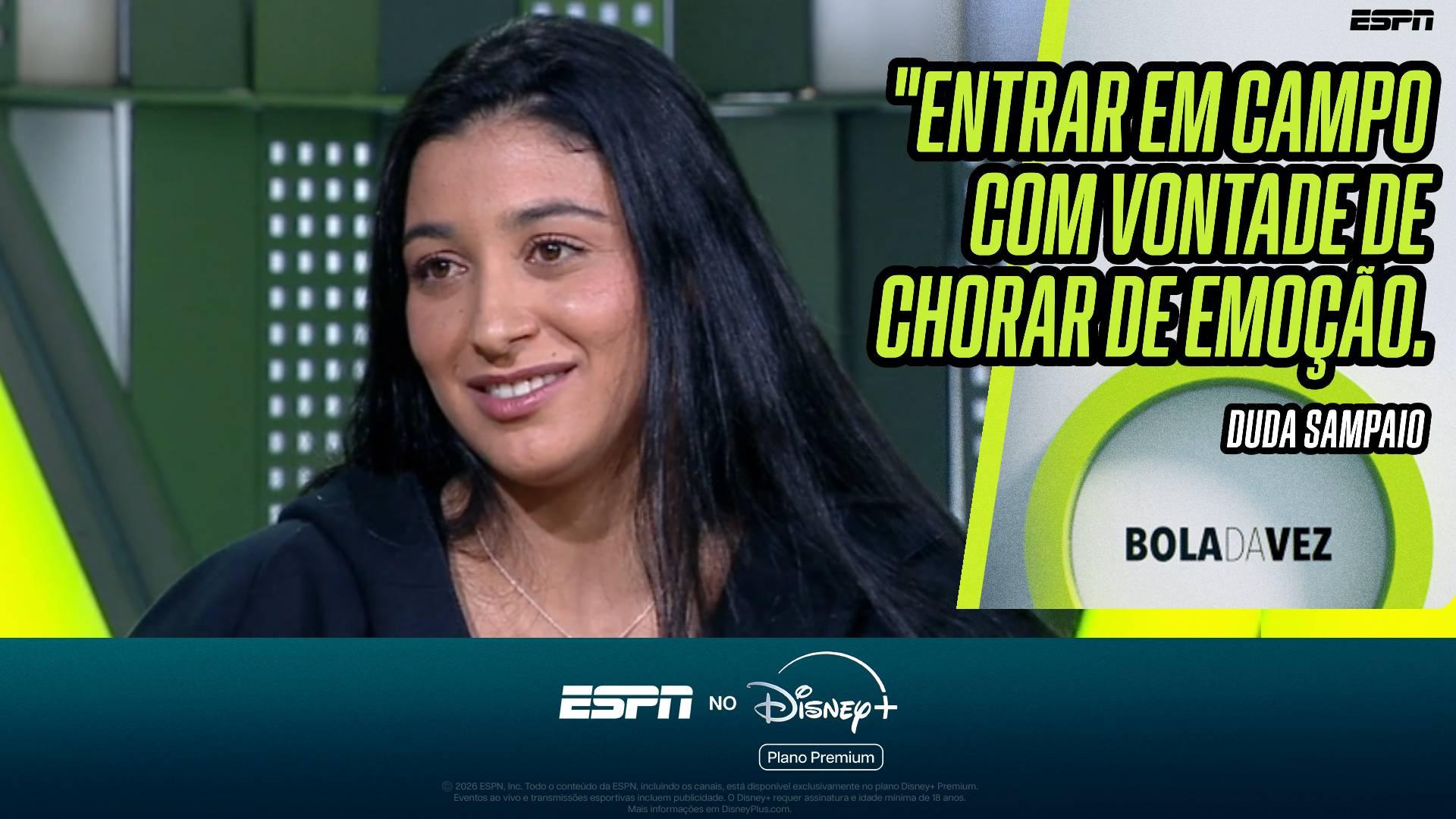 De olho na Copa do Mundo feminina no Brasil, Duda Sampaio celebra conexão com a torcida: 'Atmosfera totalmente diferente'