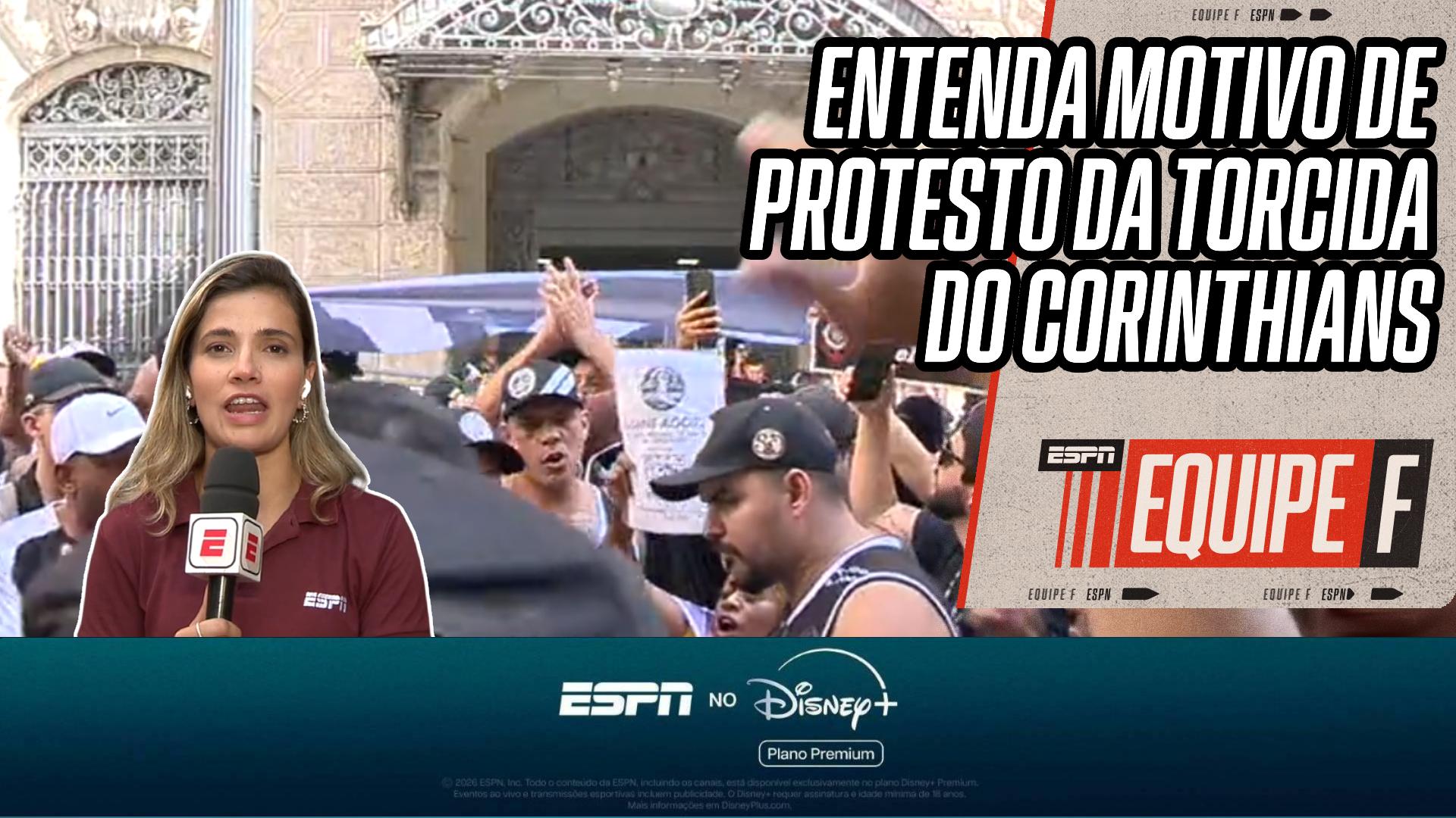 Torcida do Corinthians protesta em frente ao Ministério Público; Entenda o motivo