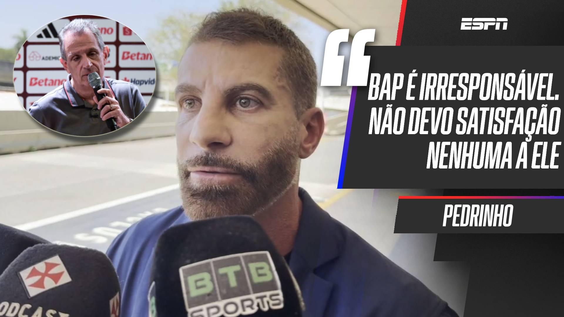 Pedrinho sobe o tom e dispara contra BAP no Flamengo: 'Mau-caráter, arrogante, prepotente e hipócrita'