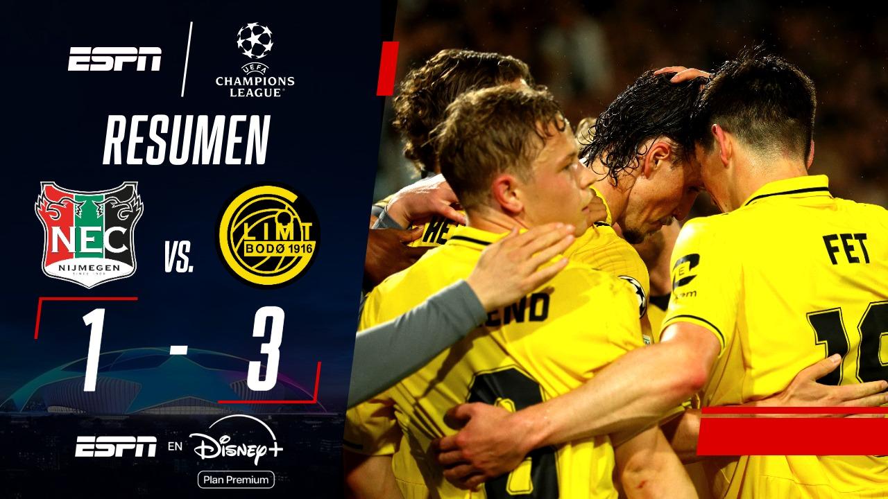¡Bodo/Glimt venció al Nijmegen en el partido de ida!