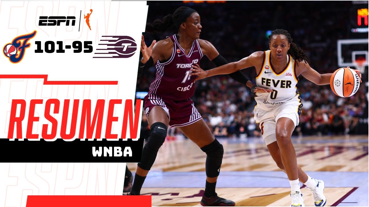 Mitchell y Clark combinan 53 puntos en el triunfo de Indiana Fever ante Tempo