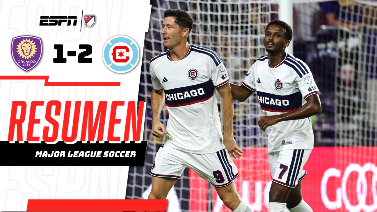 Chicago golpea temprano y vence a Orlando con gol de Lewandowski
