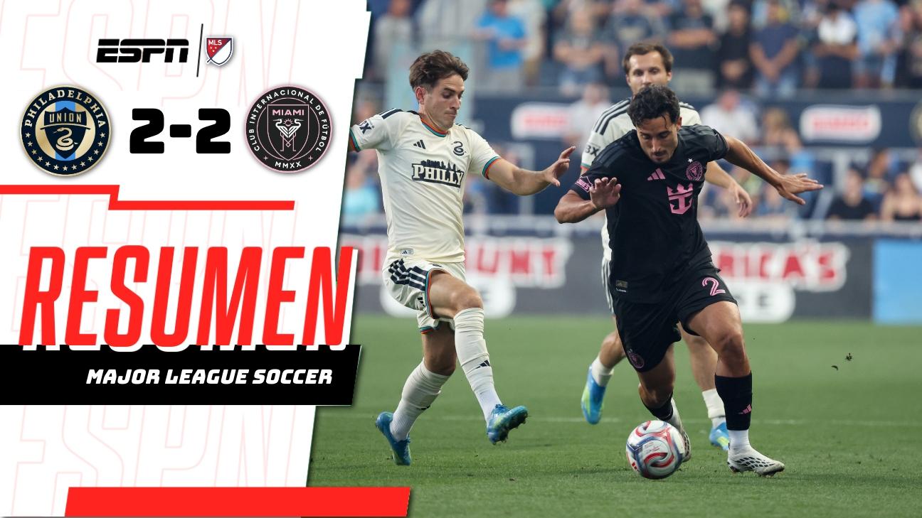 Philadelphia e Inter Miami igualan en un duelo caliente