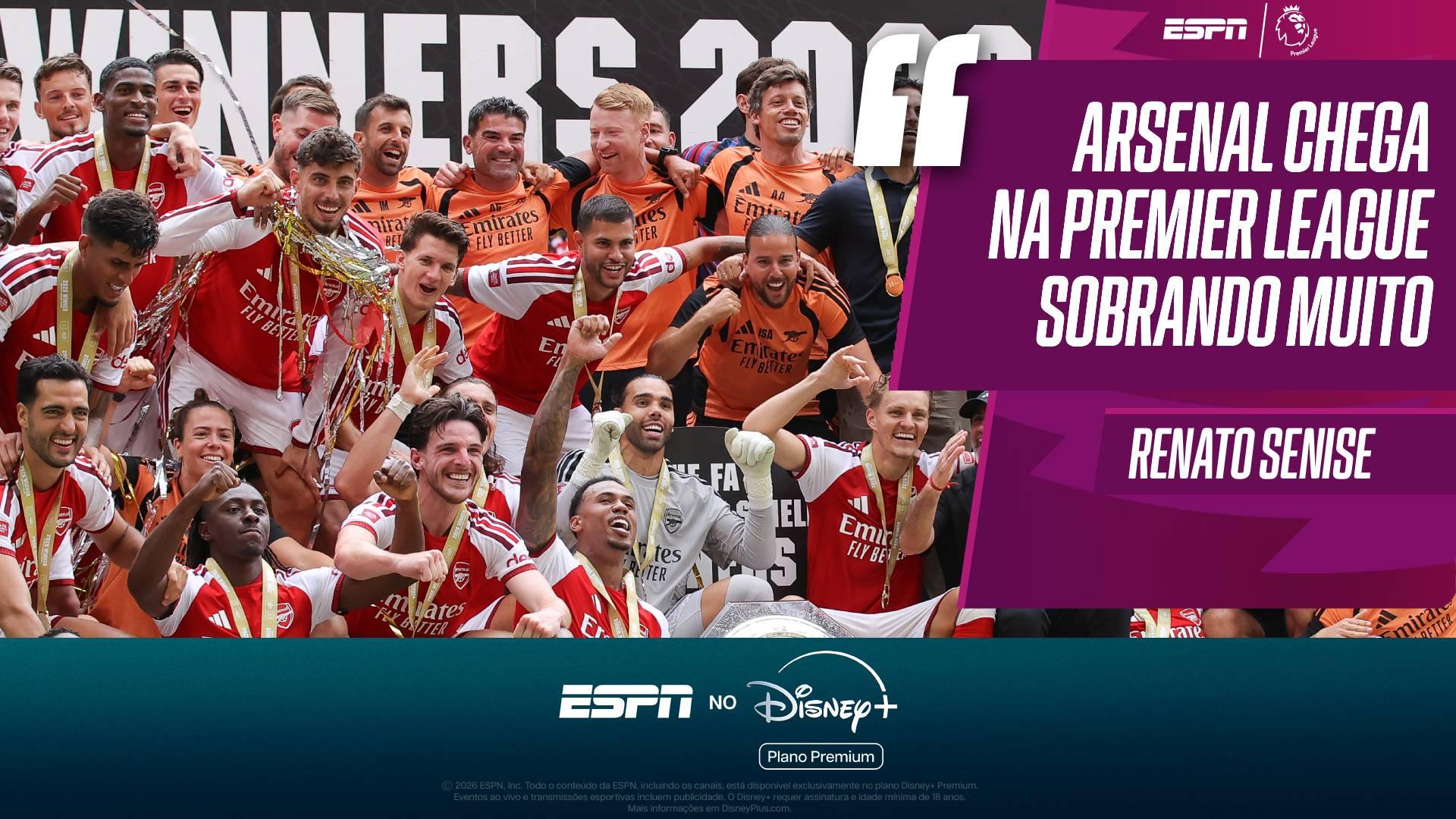 'Premier League mais disputada dos últimos tempos': Senise projeta temporada e vê Arsenal 'sobrando' na Inglaterra