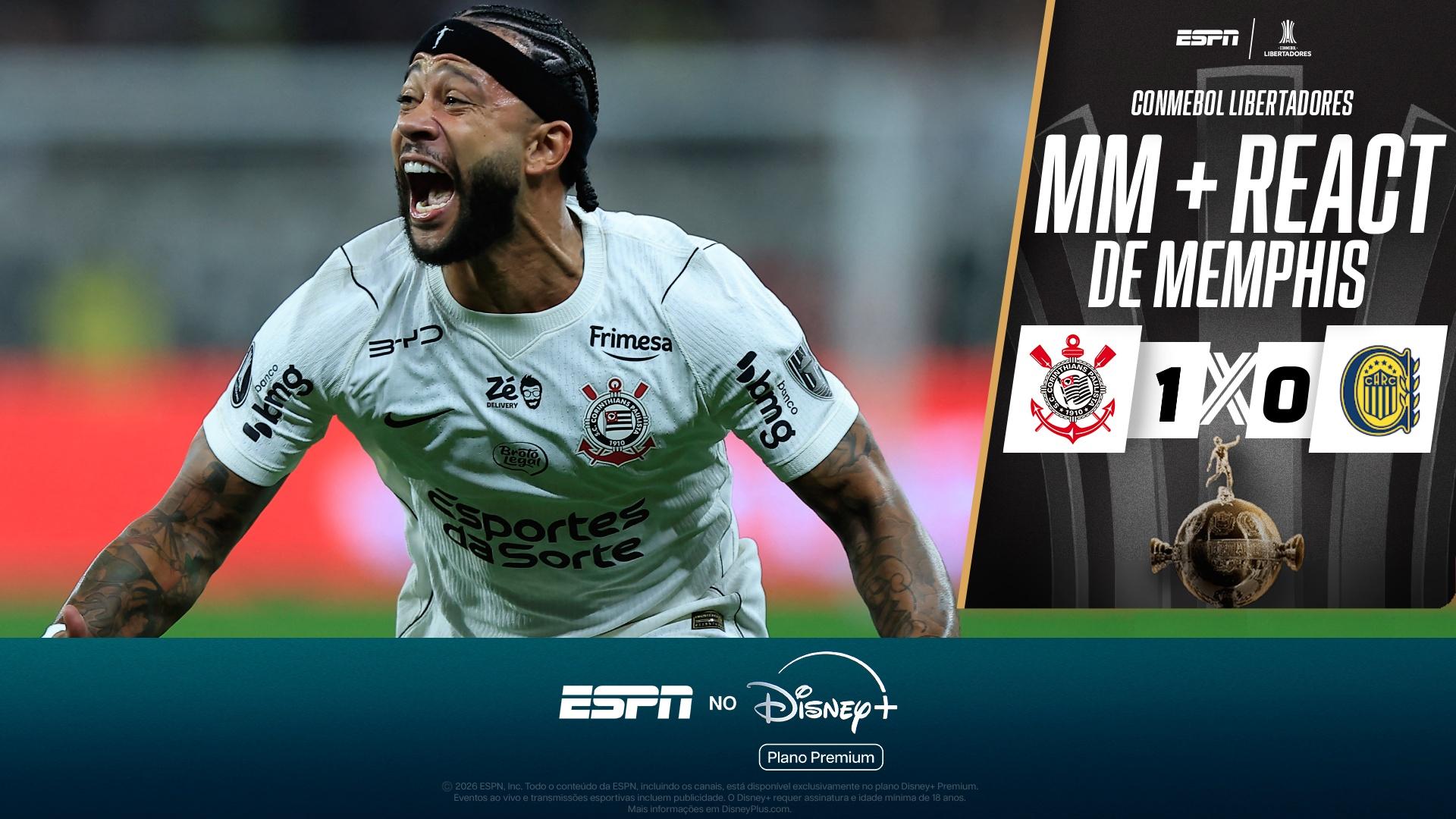 Do 'nervosismo' à assistência: o melhor de Memphis Depay na classificação do Corinthians na Libertadores