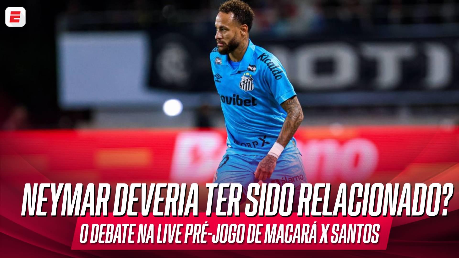 Breiller diz que Neymar deveria ao menos ter sido relacionado para Macará x Santos e cita eventual disputa de pênaltis