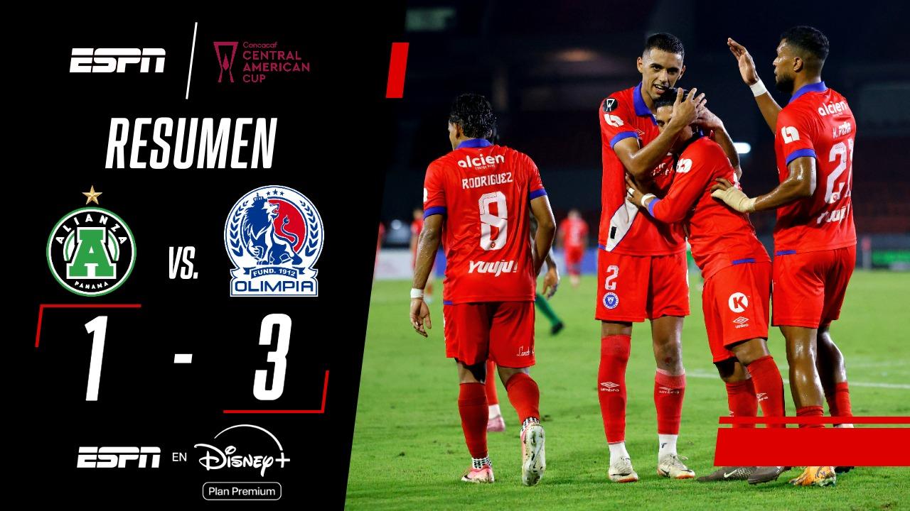 Olimpia se impuso 3 a 1 ante Alianza y avanzó en la Central American Cup
