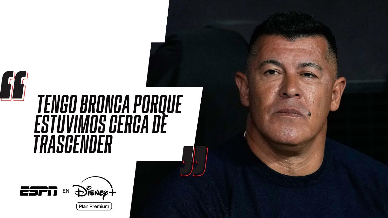 Jorge Almirón: "Mucho dolor por como se da el partido"