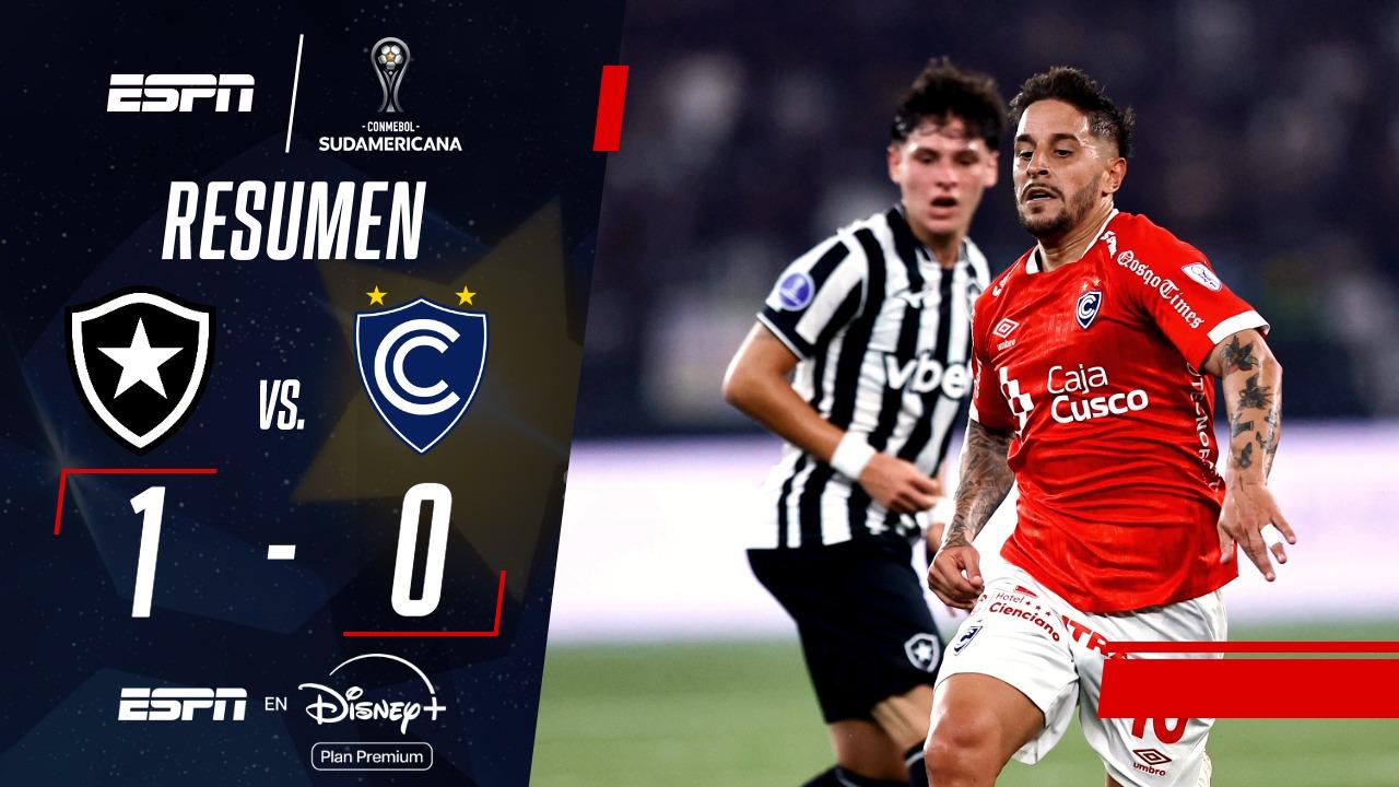 ¡A cuartos! Cienciano cayó por la mínima ante Botafogo y avanzó en la Sudamericana