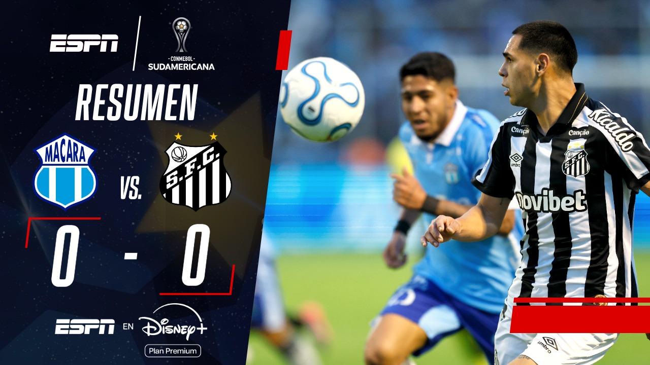 Sin Neymar, Santos empató ante Macará y avanzó en la Sudamericana