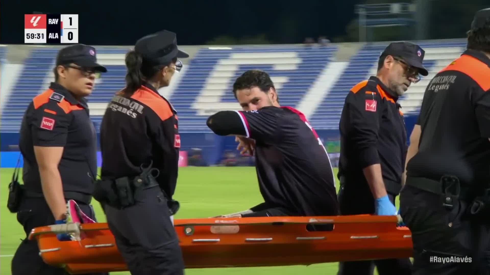 Batalla, afuera por lesión en el partido ante Alavés