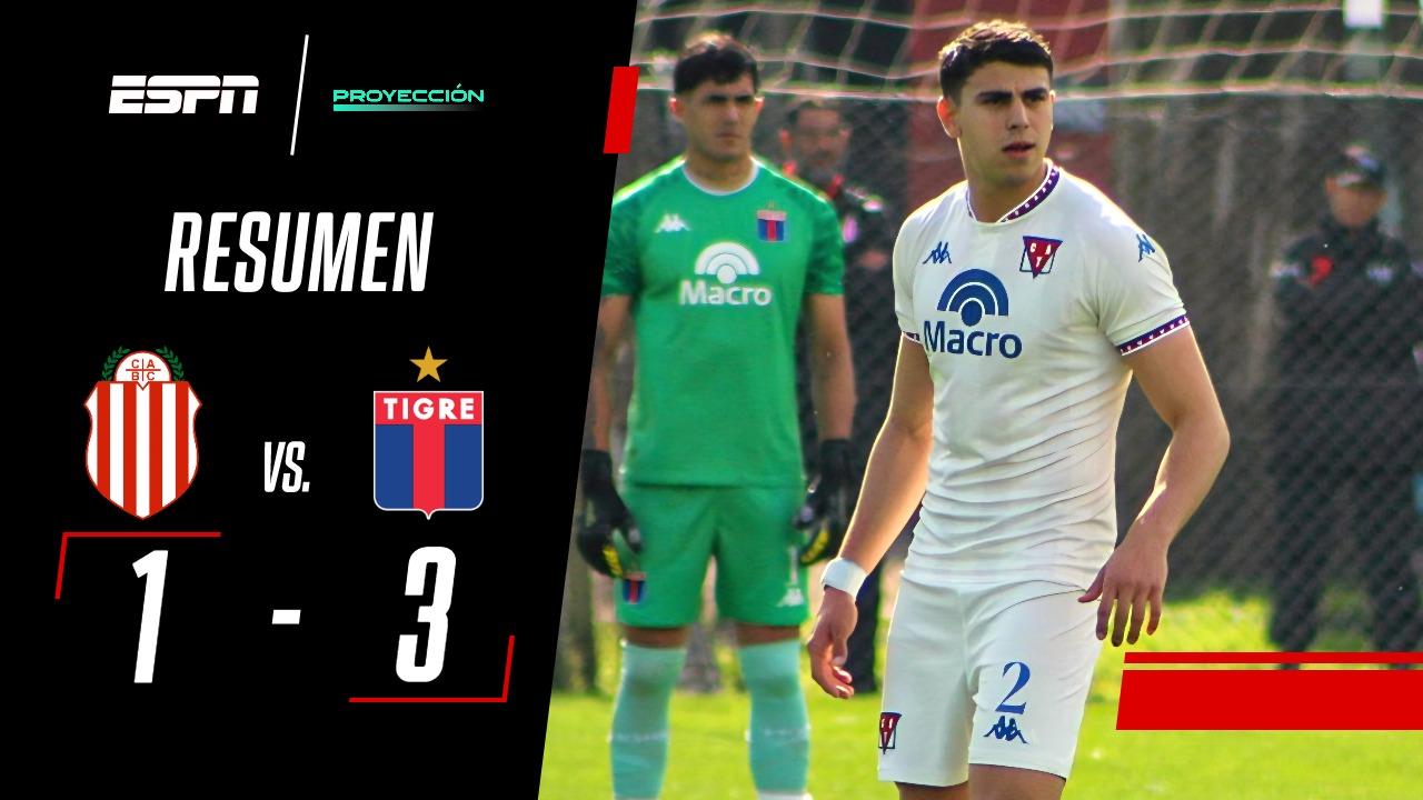 Tigre venció a Barracas Central y sumó su primer triunfo en el Torneo Proyección