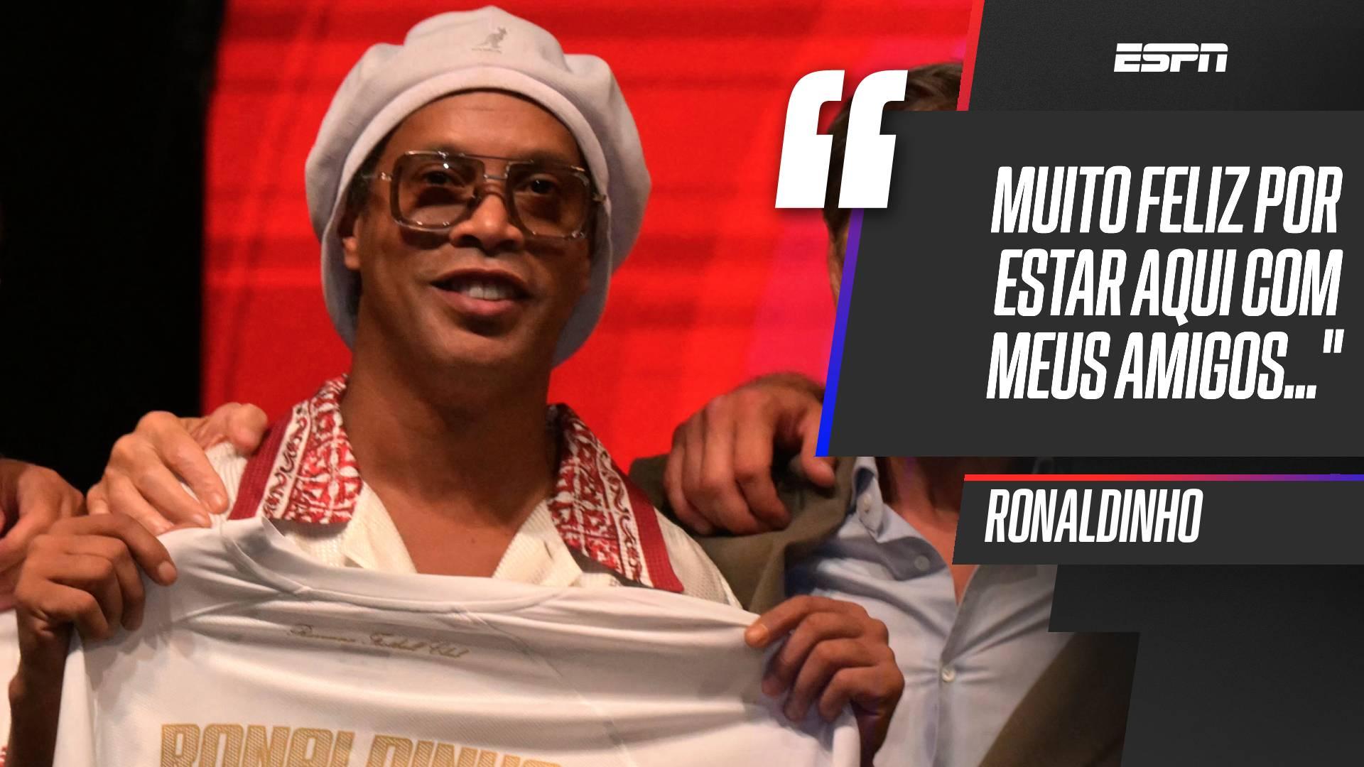 Ronaldinho Gaúcho é apresentado pelo Ravenna e destaca amizade e apoio ao projeto: 'Estou aqui para ajudar'