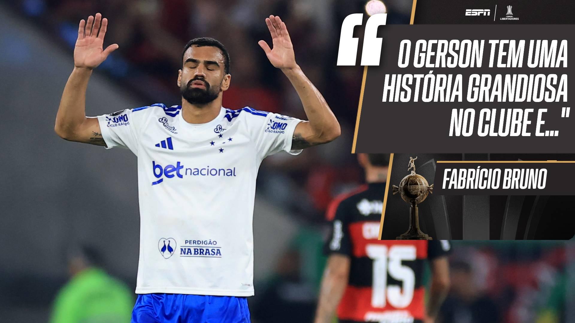 Fabrício Bruno critica xingamentos a Gerson e revela que torcerá pelo Flamengo na Libertadores