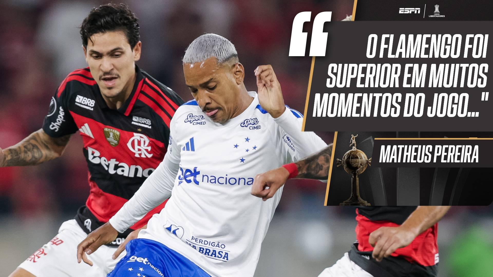 Matheus Pereira admite frustração por eliminação na Libertadores e evita pensar em Seleção