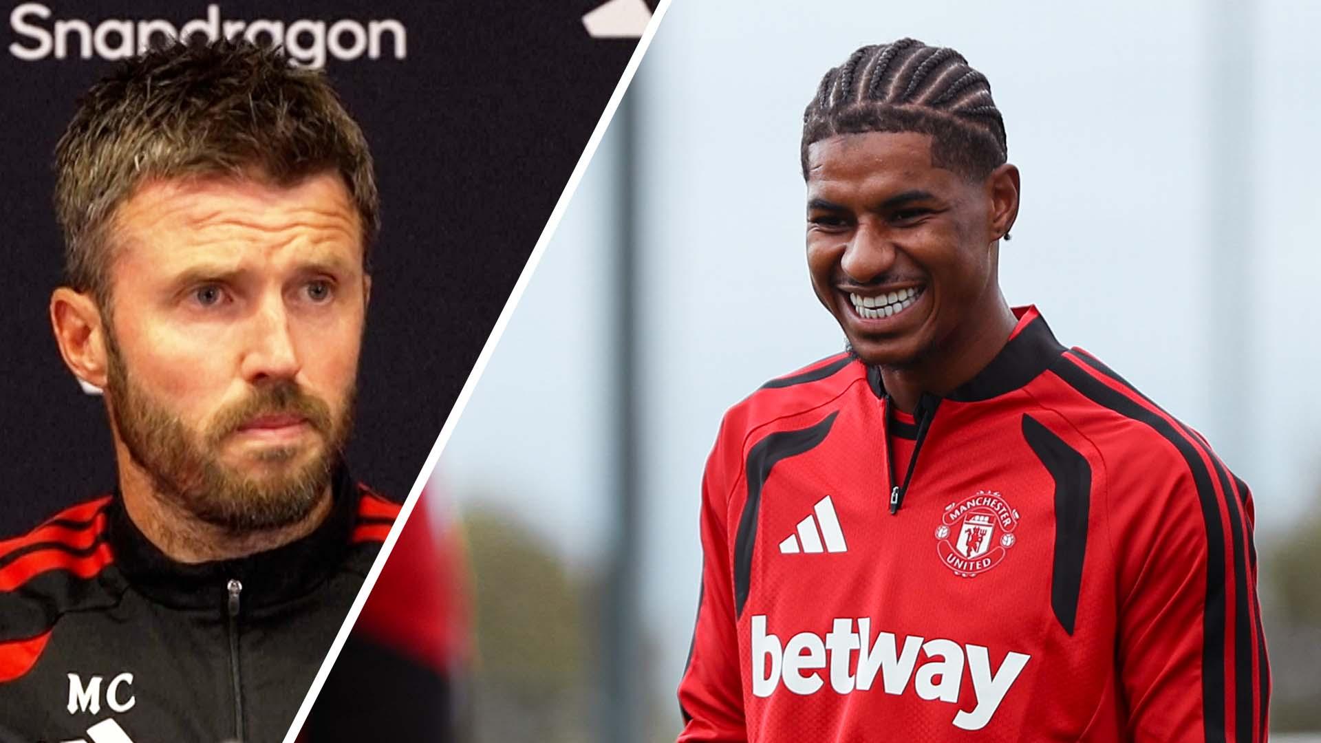 Carrick: Rashford is enjoying his football at Man United